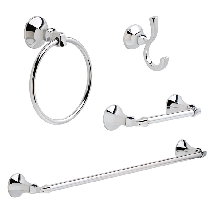 Delta Ashlyn Delta 4 Piece Bathroom Hardware Set & Reviews Wayfair